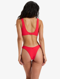 4 Lagos High Leg Cheeky - Bikini Bottoms for Women Red ERJX405113 Roxy