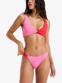 1 Lagos High Leg Cheeky - Bikini Bottoms for Women Red ERJX405113 Roxy