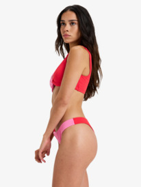 2 Lagos High Leg Cheeky - Bikini Bottoms for Women Red ERJX405113 Roxy