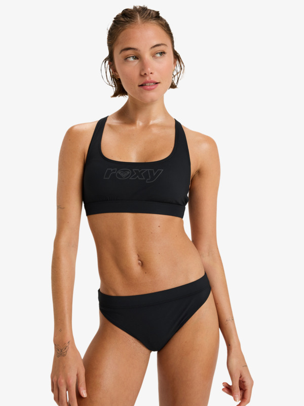 0 Roxy Active Bikini Sd - Bikini Bottoms for Women Black ERJX405118 Roxy