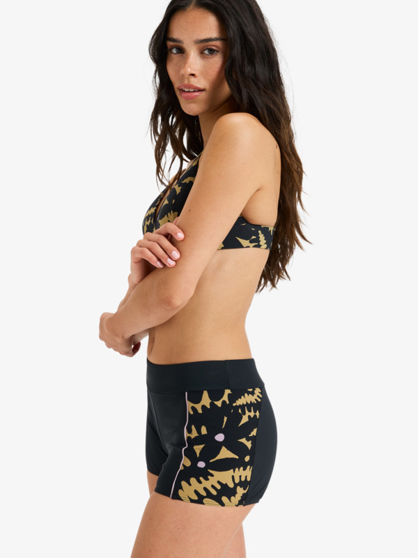 1 Roxy Active Shorty  - Bikini Bottoms for Women Black ERJX405120 Roxy