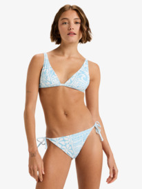 0 Flowers Wave Bikini Ts - Bikini Bottoms for Women Blue ERJX405123 Roxy