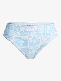 7 Flowers Wave Mid Waist Mod - Bikini Bottoms for Women Blue ERJX405125 Roxy