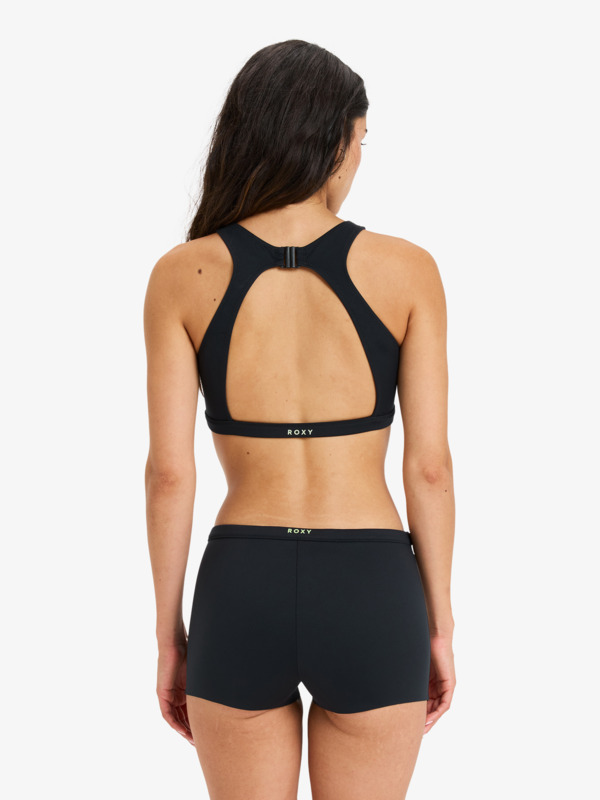 3 Roxy Pro Wave Ride Short - Bikini Bottoms for Women Black ERJX405132 Roxy