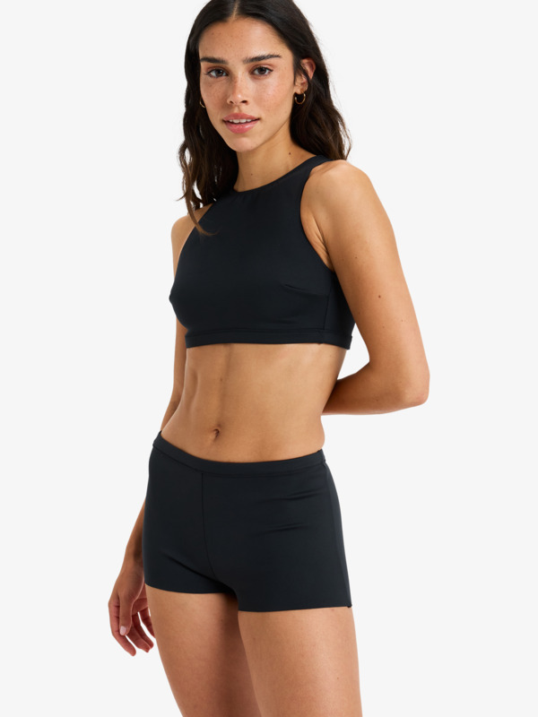 1 Roxy Pro Wave Ride Short - Bikini Bottoms for Women Black ERJX405132 Roxy