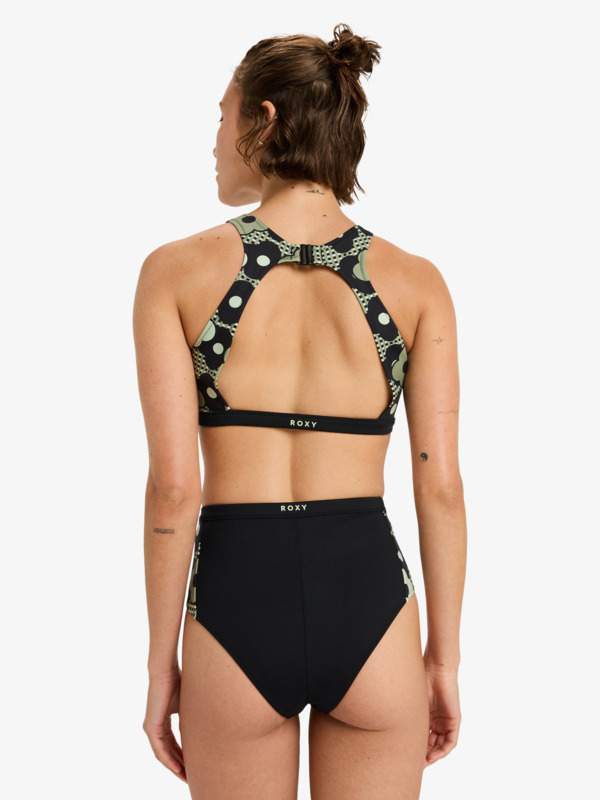 3 Roxy Pro Wave High Waist - Bikini Bottoms for Women Black ERJX405133 Roxy