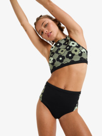 4 Roxy Pro Wave High Waist - Bikini Bottoms for Women Black ERJX405133 Roxy