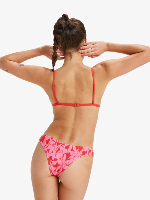 5 Khloe Cheeky - Bikini Bottoms for Women Red ERJX405134 Roxy