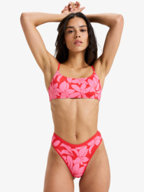 3 Khloe Hl Moderate - Bikini Bottoms for Women Red ERJX405135 Roxy