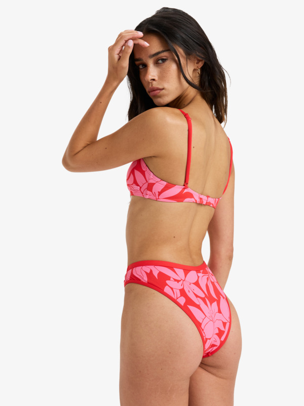 4 Khloe Hl Moderate - Bikini Bottoms for Women Red ERJX405135 Roxy