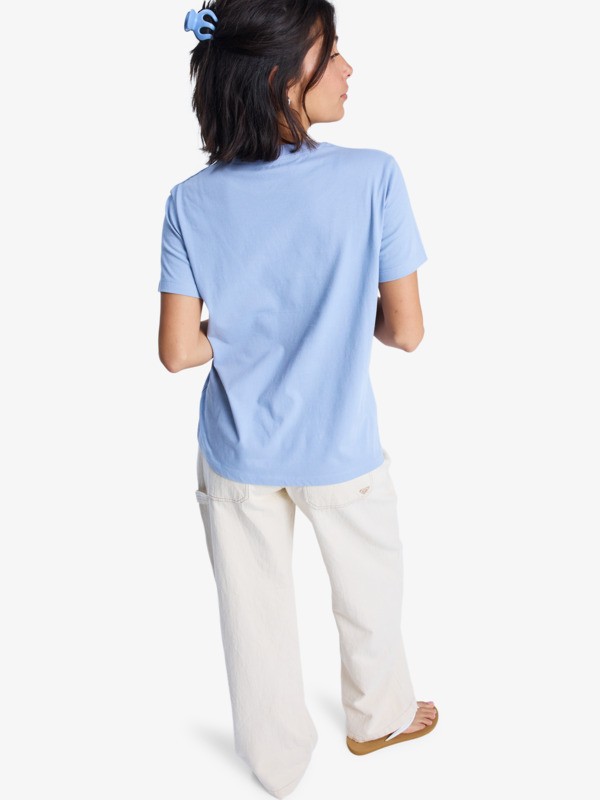 4 Ocean Road Art - Short Sleeve T-Shirt for Women Blue ERJZT06015 Roxy