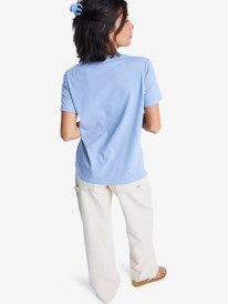 4 Ocean Road Art - Short Sleeve T-Shirt for Women Blue ERJZT06015 Roxy