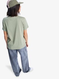 4 Ocean Road Art - Short Sleeve T-Shirt for Women Green ERJZT06015 Roxy