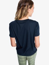 3 Ocean Road Art - Short Sleeve T-Shirt for Women Black ERJZT06015 Roxy