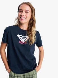 0 Ocean Road Art - Short Sleeve T-Shirt for Women Black ERJZT06015 Roxy