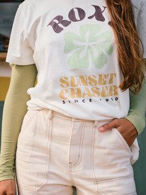 2 Hangloose Poster - Short Sleeve T-Shirt for Women White ERJZT06018 Roxy