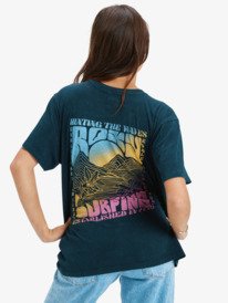 4 Sunnyoversize Optic Wash - Oversized T-Shirt for Women Black ERJZT06022 Roxy