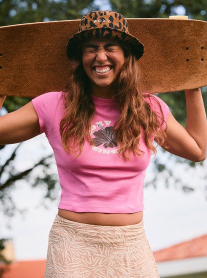 Beach Love - Cropped T-Shirt for Women  ERJZT06026