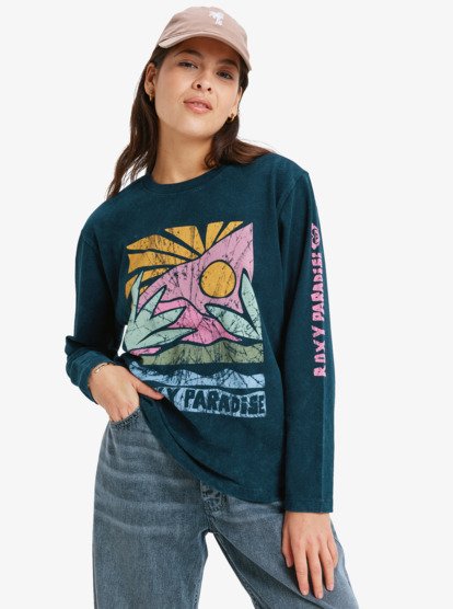 Hangloose Washed - Long Sleeve T-Shirt for Women  ERJZT06028