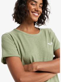5 Oceanwave Regular Emby - Short Sleeve T-Shirt for Women Green ERJZT06030 Roxy