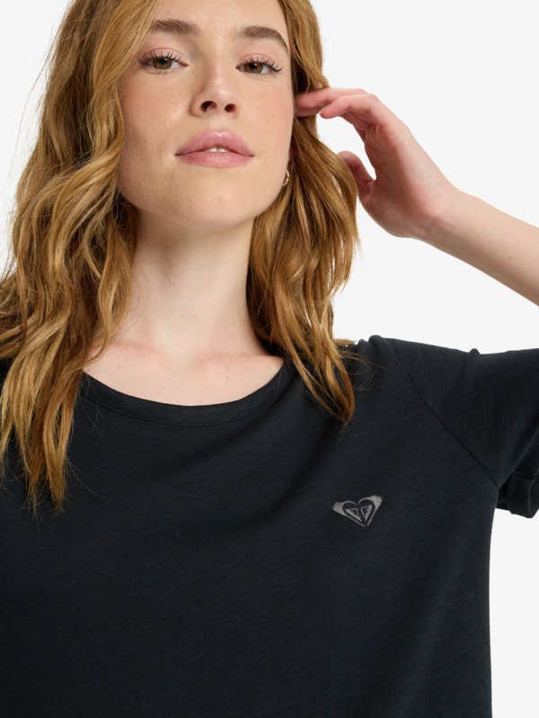 5 Oceanwave Regular Emby - Short Sleeve T-Shirt for Women Black ERJZT06030 Roxy