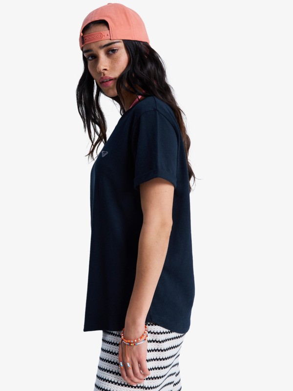 1 Oceanwave Regular Emby - Short Sleeve T-Shirt for Women Black ERJZT06030 Roxy