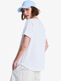 4 Oceanwave Regular Emby - Short Sleeve T-Shirt for Women White ERJZT06030 Roxy