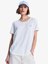 0 Oceanwave Regular Emby - Short Sleeve T-Shirt for Women White ERJZT06030 Roxy