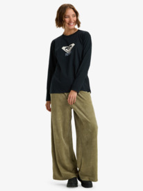 2 Hangloose Art - Long Sleeve T-Shirt for Women Black ERJZT06035 Roxy