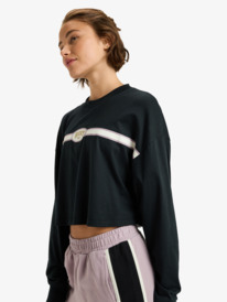 1 Essential Energy Boxy - Long Sleeve Training T-Shirt for Women Black ERJZT06037 Roxy