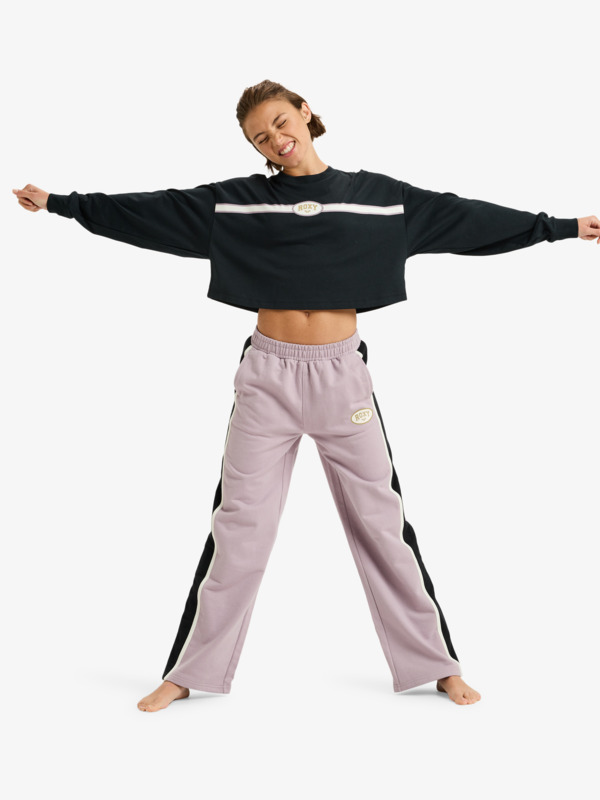 2 Essential Energy Boxy - Long Sleeve Training T-Shirt for Women Black ERJZT06037 Roxy